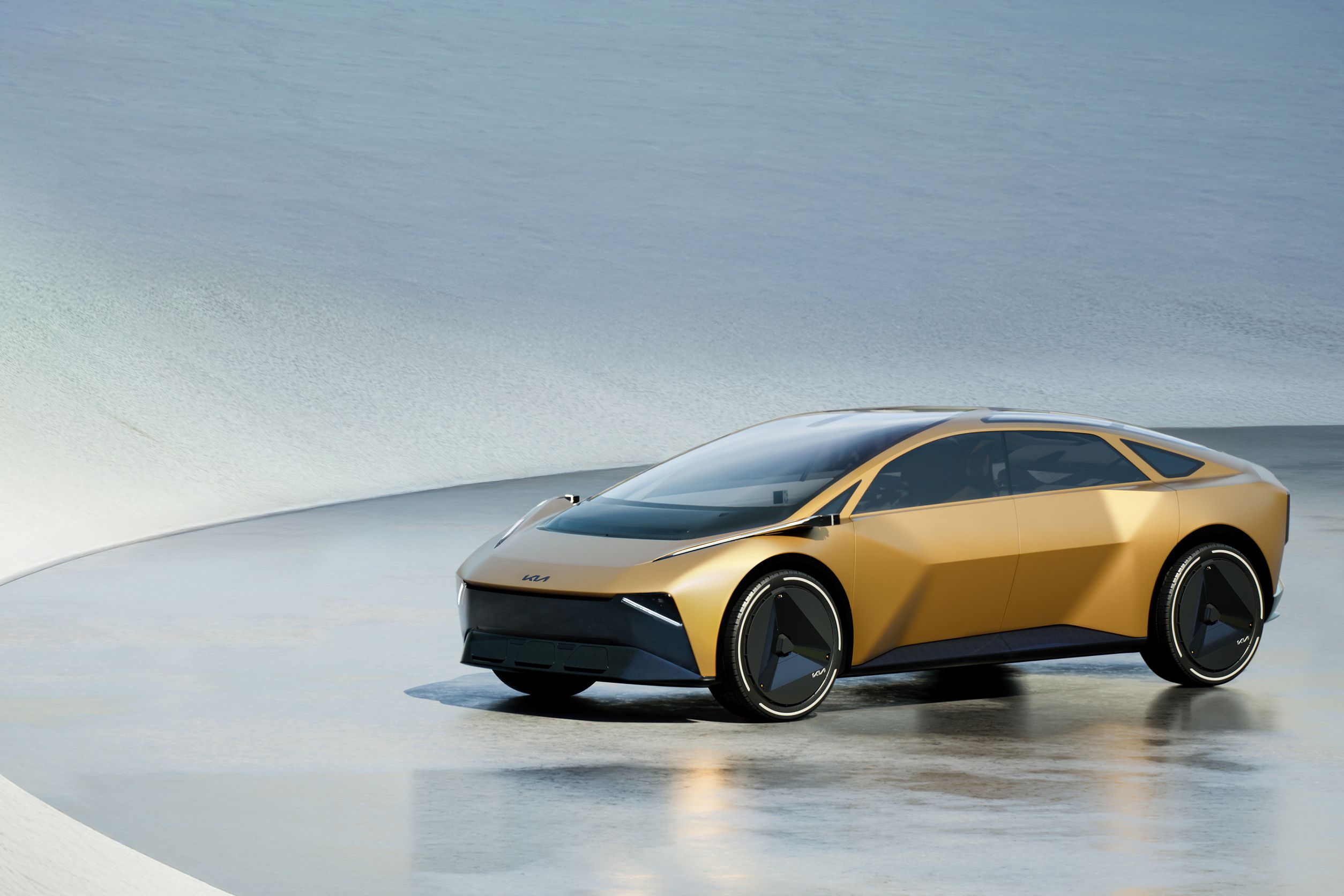 Kia Vision Meta Turismo als elektrische Konzeptstudie mit futuristischem Design