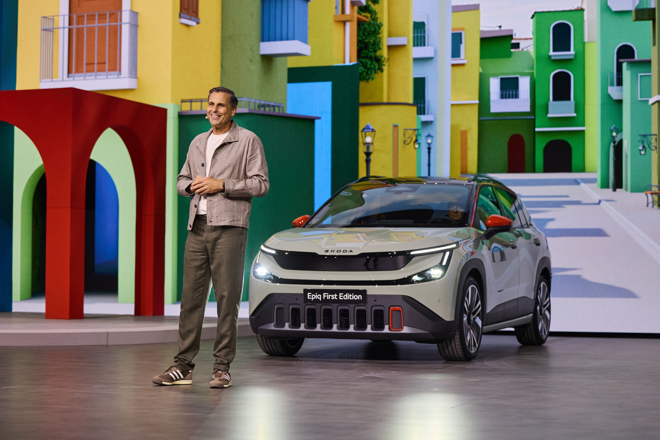 Skoda Epiq als kompaktes Elektro-SUV mit T-förmiger Lichtsignatur
