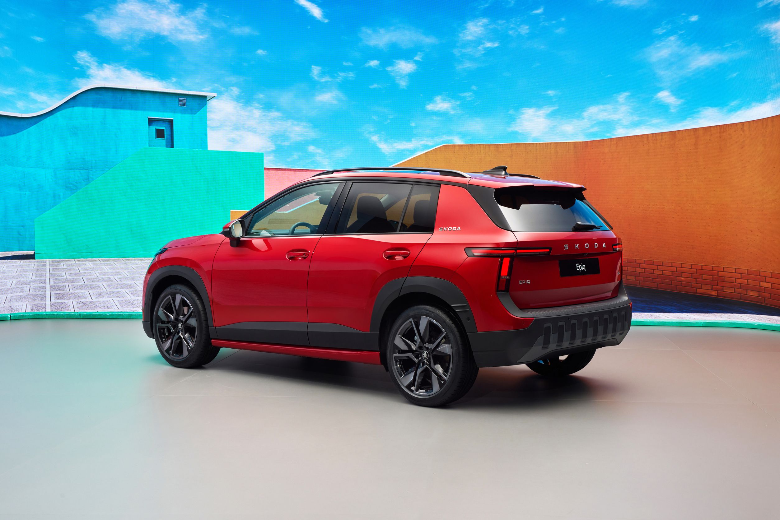 Skoda Epiq als kompaktes Elektro-SUV mit T-förmiger Lichtsignatur