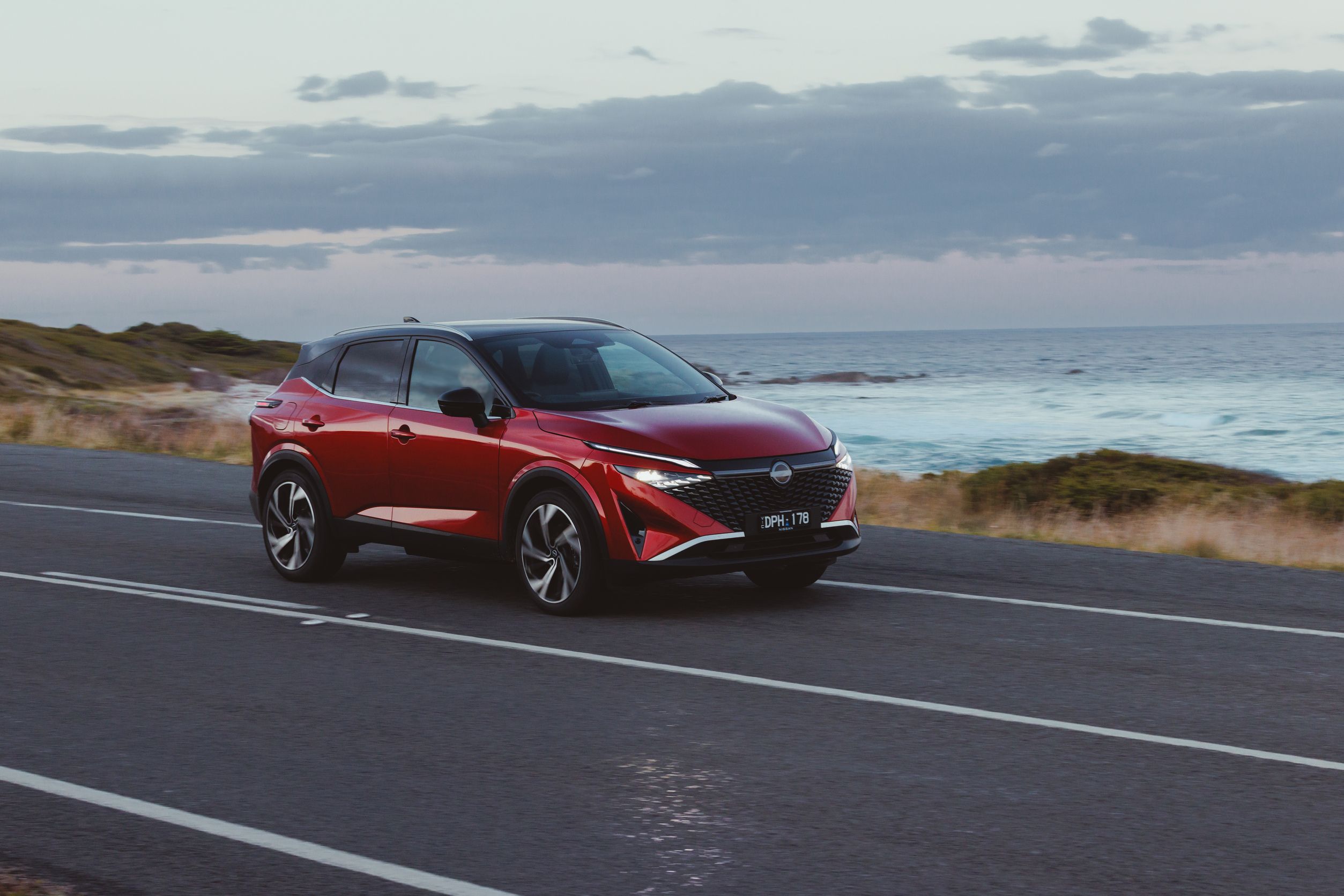 Nissan Qashqai 1,5 l e-Power auf einer Langstreckenfahrt