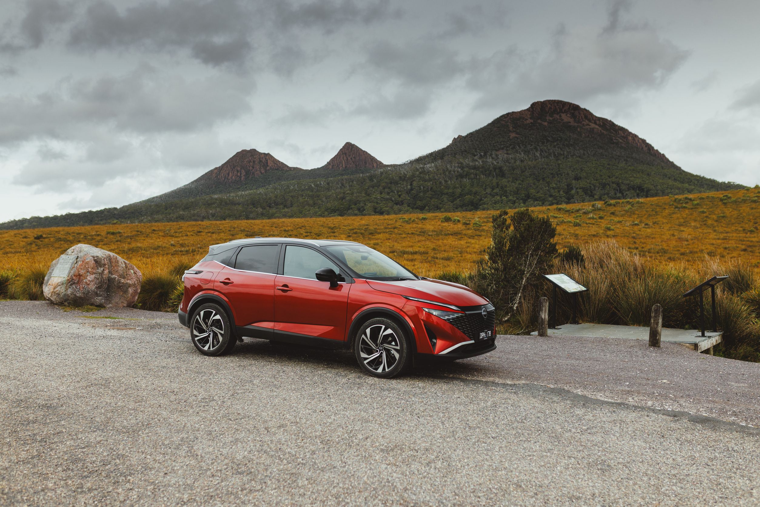 Nissan Qashqai 1,5 l e-Power auf einer Langstreckenfahrt