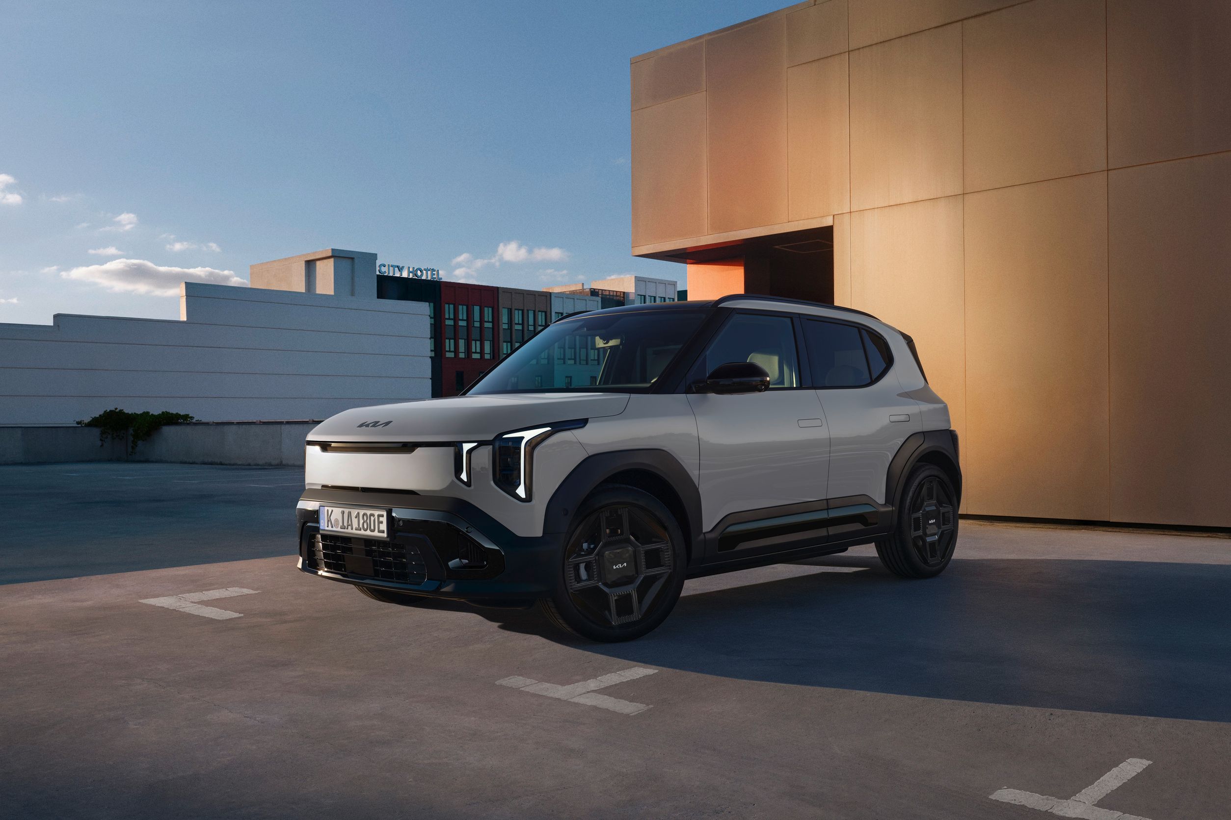 Kia EV2 Black-Line als neues Topmodell des Elektroautos