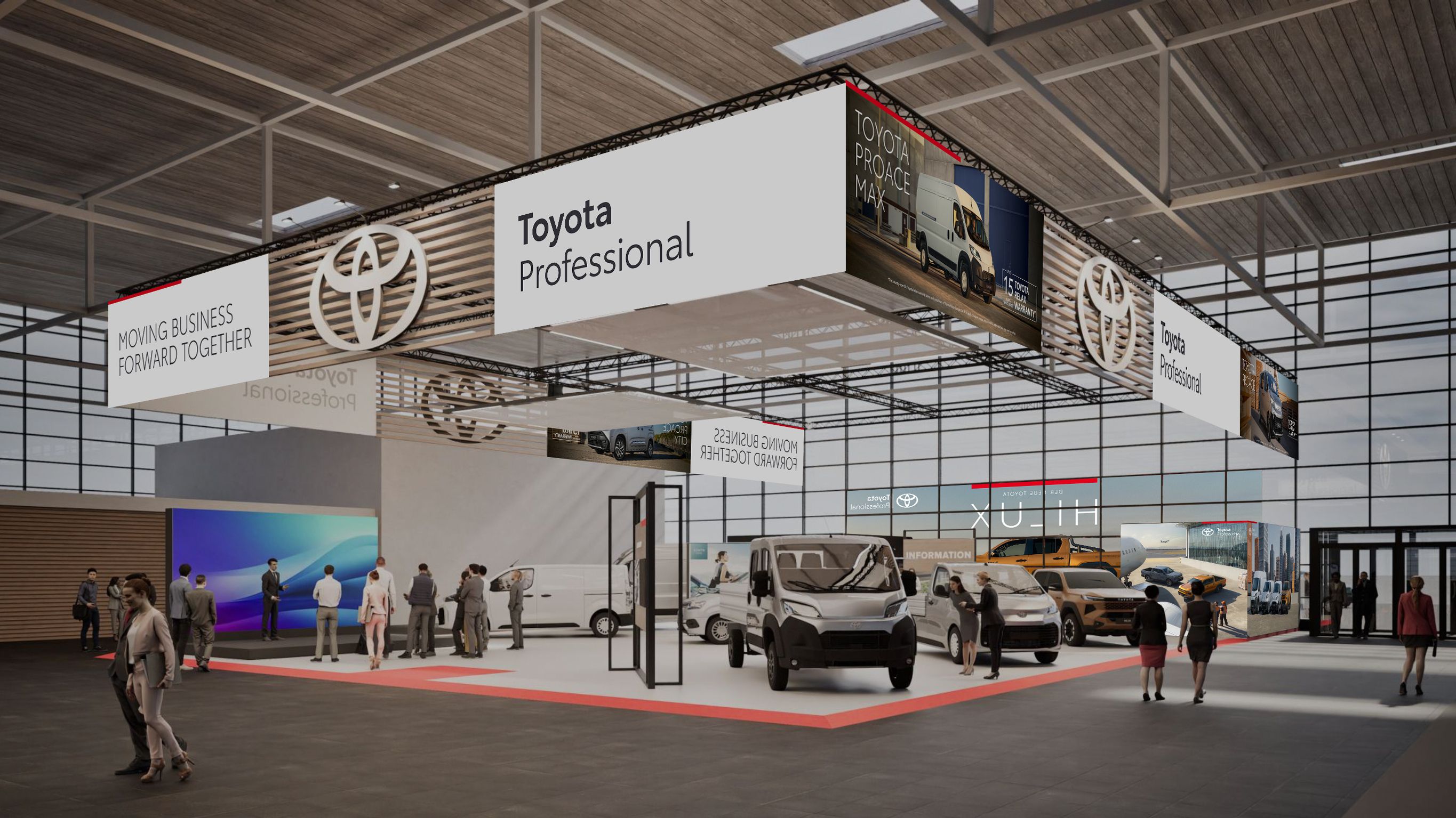 Toyota Professional zeigt freie Antriebswahl