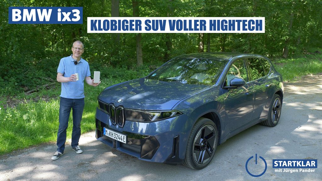 BMW iX3 als Elektro-SUV mit 800-Volt-Technik