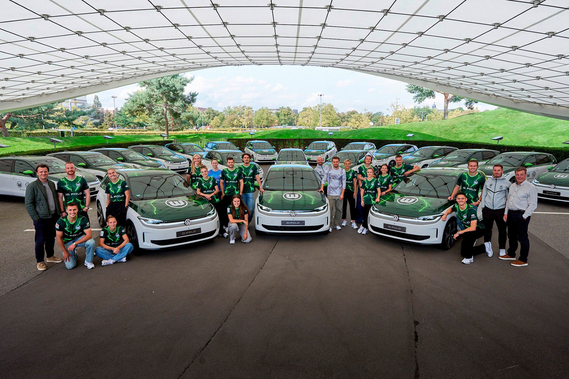VfL Wolfsburg testet den VW ID Polo