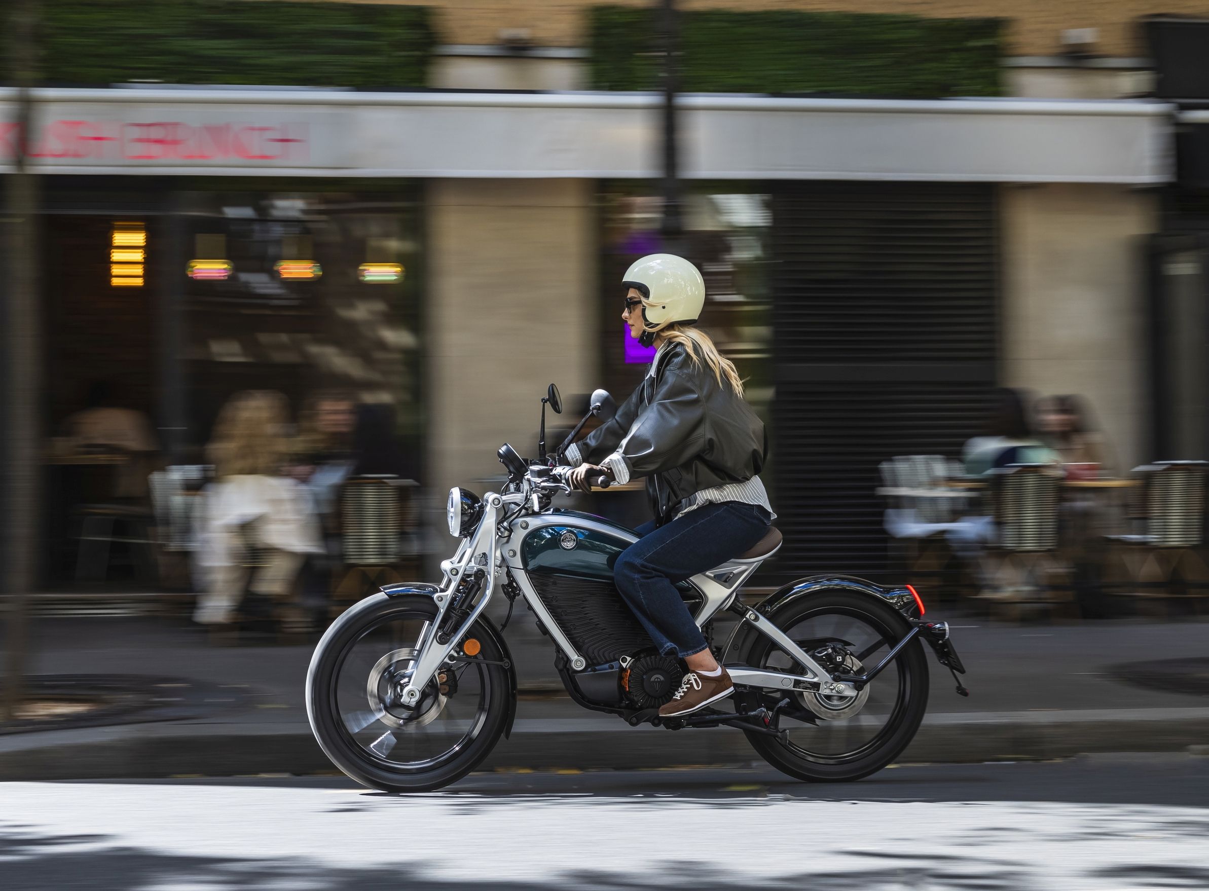 Royal Enfield Flying Flea C6 als Elektromotorrad