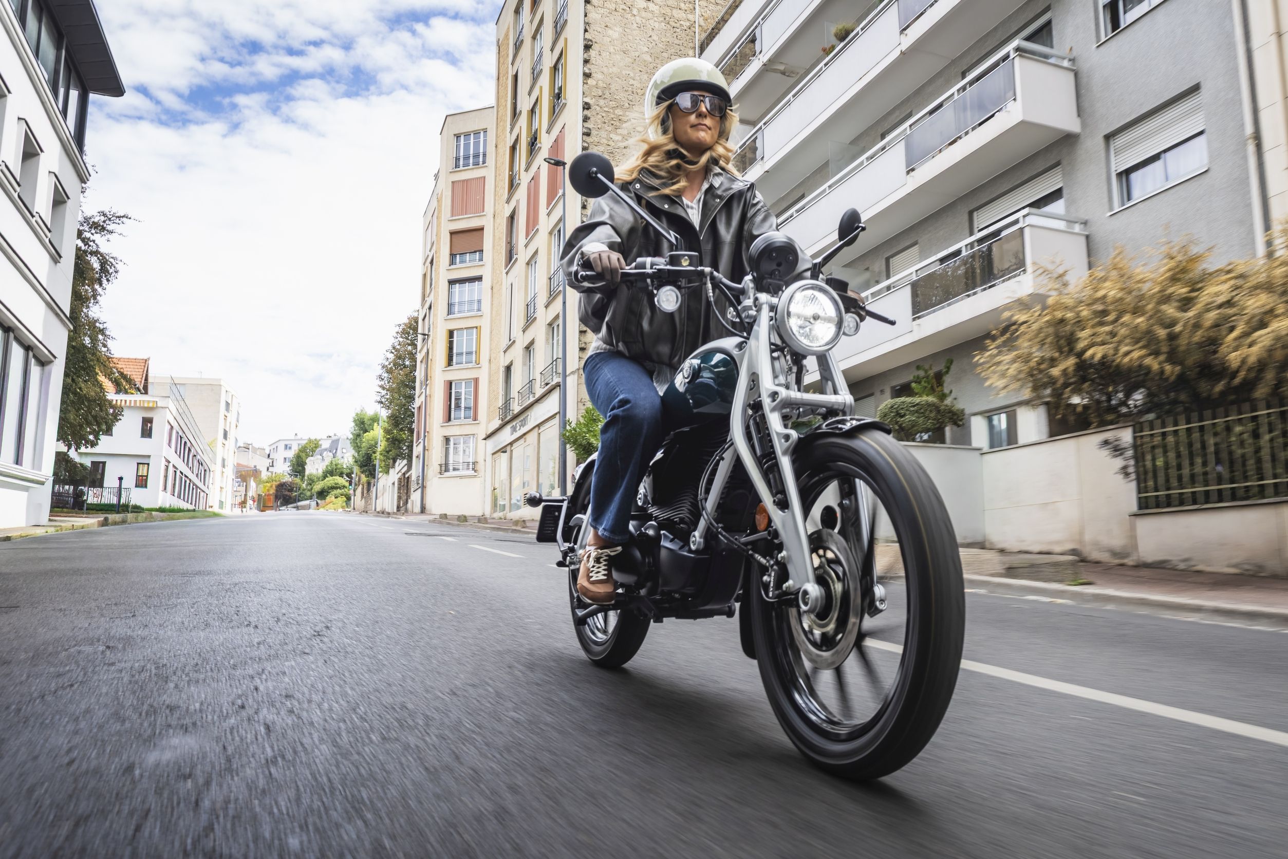 Royal Enfield Flying Flea C6 als Elektromotorrad