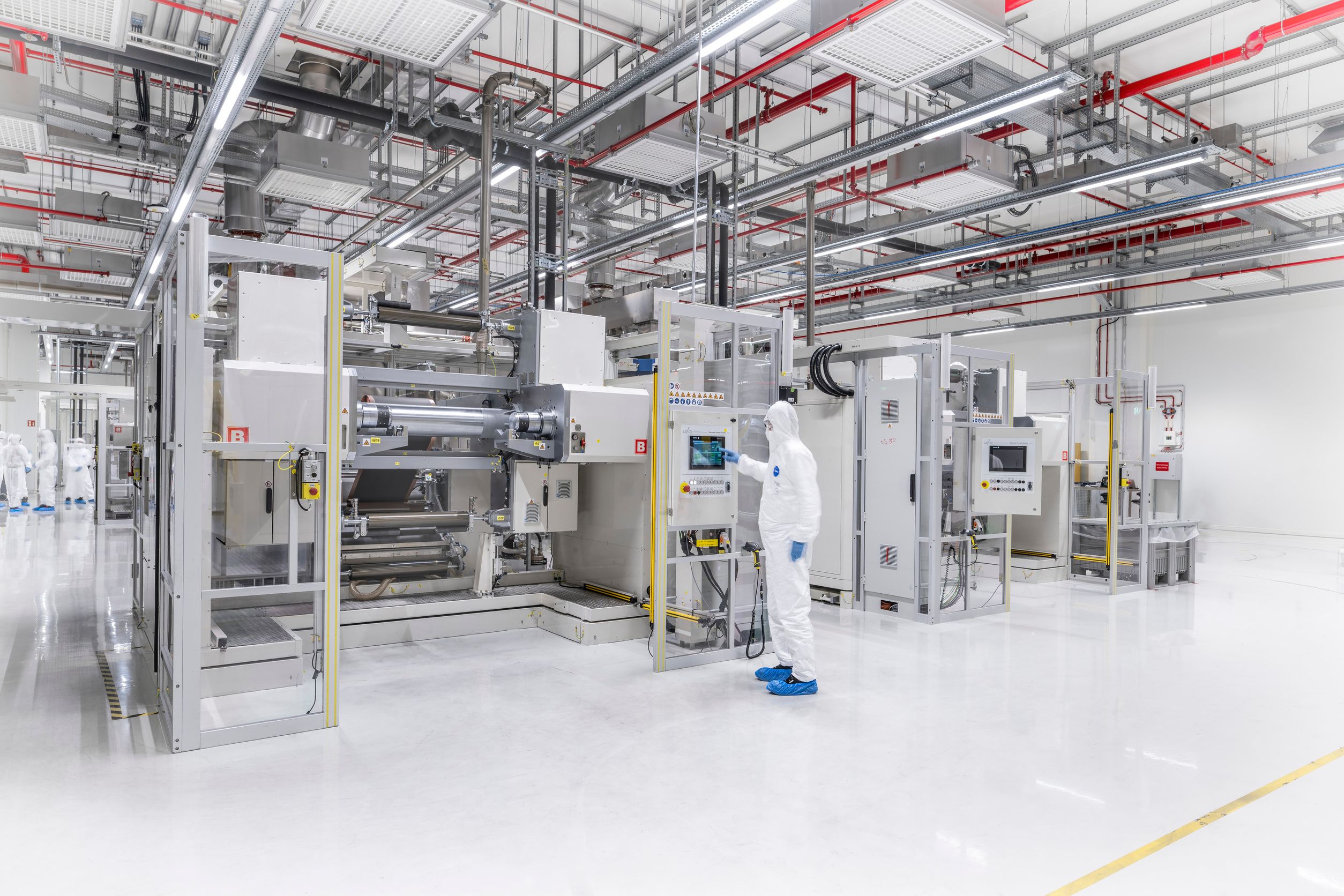 Batteriezellfabrik von Volkswagen und Gotion in Valencia im Bau