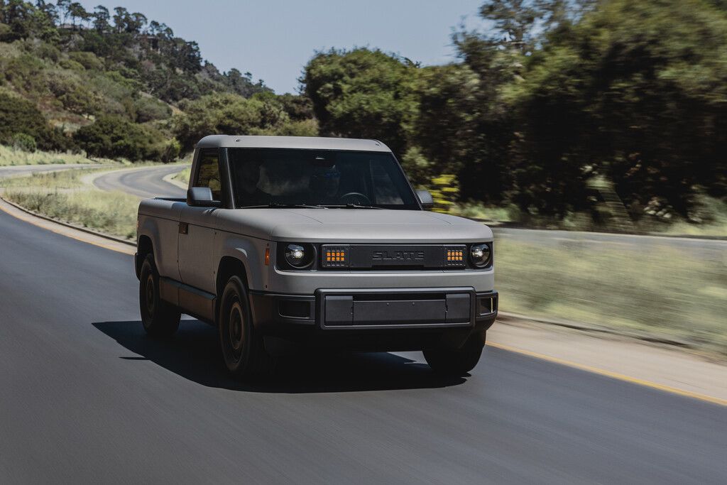 Slate Elektro-Pick-up in der US-Ausführung mit offener Ladefläche