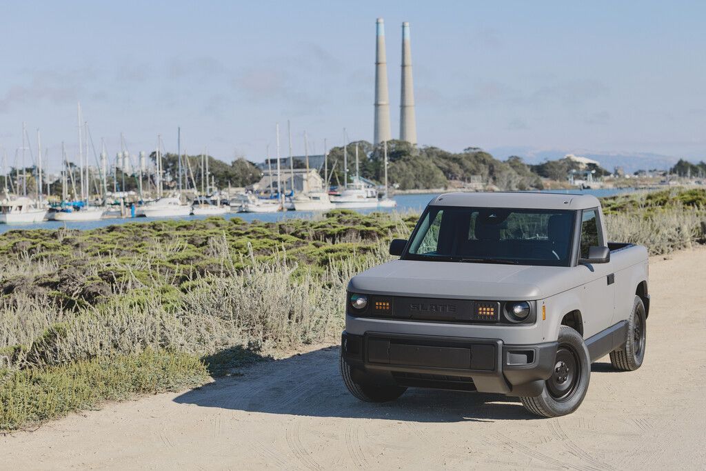 Slate Elektro-Pick-up in der US-Ausführung mit offener Ladefläche
