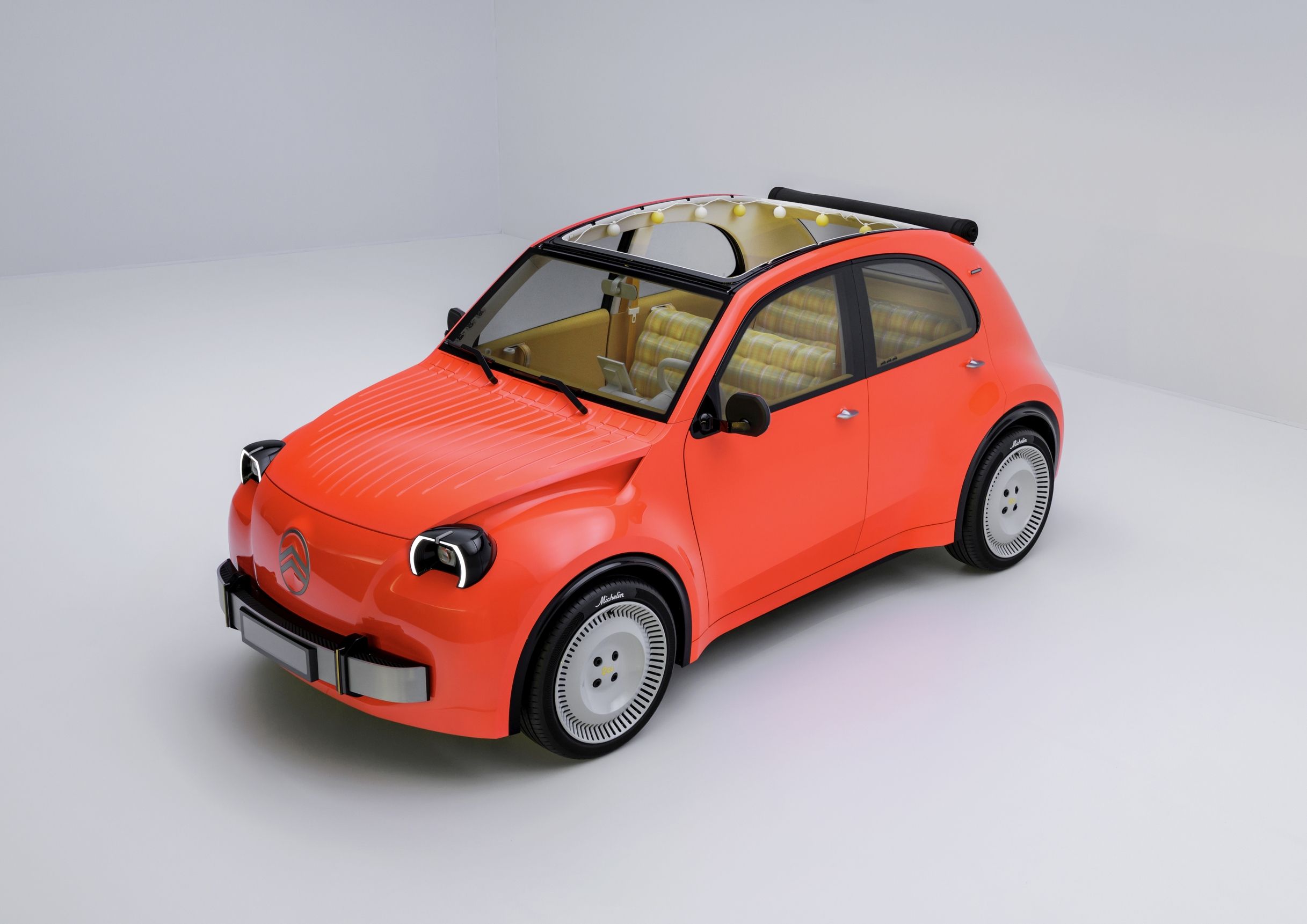 Citroën 2CV Concept als elektrische Ente auf dem Pariser Autosalon 2026