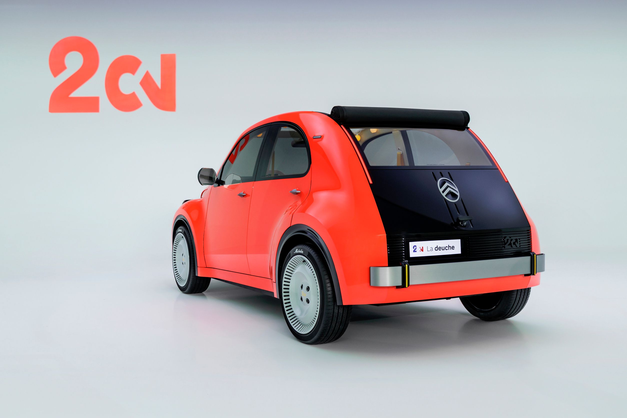 Citroën 2CV Concept als elektrische Ente auf dem Pariser Autosalon 2026